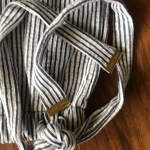 NWT Michael Kors navy striped top - Picture 4 of 7